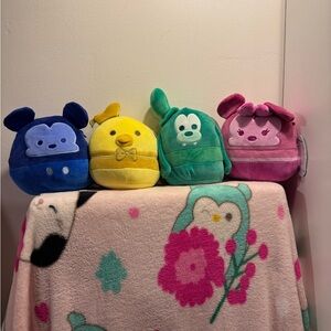 Blue Mickey pink Minnie green goofy yellow Donald Disney squishmallow 2025